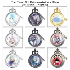 15 Styles That Time I Got Reincarnated as a Slime Cartoon Rotational Anime Small Necklace Pocket Watch
