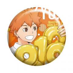56 Styles Haikyuu Cartoon Pin Anime Tinplate Brooch