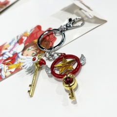 2 Styles Card Captor Sakura Anime Alloy keychain