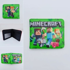 3 Styles Minecraft Cartoon Purse Anime Short Wallet