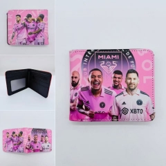 Club Internacional de Fútbol Miami Football Club Cartoon Purse Anime Short Wallet