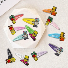5 Styles The Simpsons Cartoon Anime BB Hairpin Hair Clip