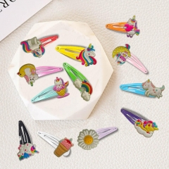 15 Styles Unicorn Cartoon Anime BB Hairpin Hair Clip
