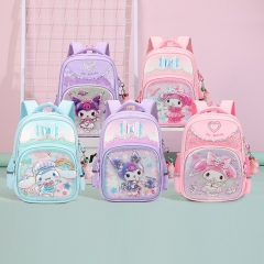 5 Styles Sanrio Kuromi Cinnamoroll Cartoon Anime Backpack Bag