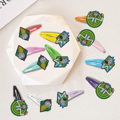 3 Styles Rick and Morty Cartoon Anime BB Hairpin Hair Clip