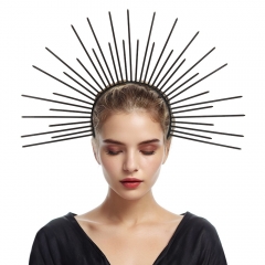 3 Styles Baroque Crowns God Mother Anime Hairband Headband Hoop