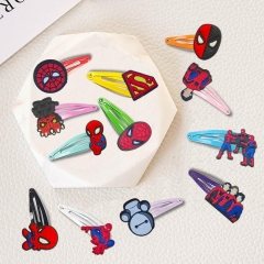 28 Styles Spider-Man Cartoon Anime BB Hairpin Hair Clip