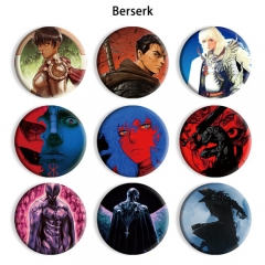 10 Styles Berserk Cartoon Anime Brooch Badge