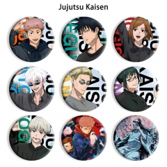 9 Styles Jujutsu Kaisen Cartoon Anime Brooch Badge