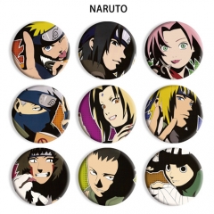 13 Styles Naruto Cartoon Anime Brooch Badge