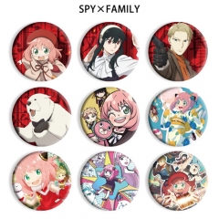 9 Styles SPY×FAMILY Cartoon Anime Brooch Badge
