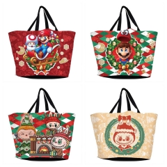 6 Styles Super Mario Bro Labubu Cartoon Anime Handbag Bag