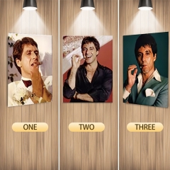 2 Styles Al Pacino Cartoon Can Change Pattern Lenticular Flip Anime 3D Poster