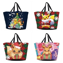 5 Styles Pokemon Christmas Cartoon Anime Handbag Bag