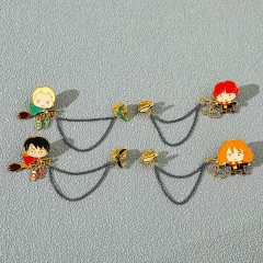 4 Styles Harry Potter Cartoon Pin Anime Alloy Brooch