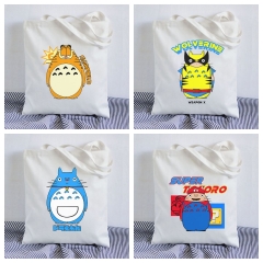 5 Styles My Neighbor Totoro Cartoon Anime Canvas Shopping Bag