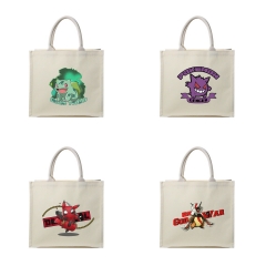 5 Styles Pokemon Cartoon Anime Canvas Shopping Bag