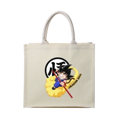 Dragon Ball Z Cartoon Anime Canvas Shopping Bag