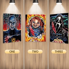 Saw Cartoon Can Change Pattern Lenticular Flip Anime 3D Poster