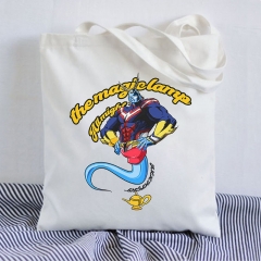 2 Styles Aladdin Cartoon Anime Canvas Shopping Bag