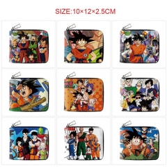 10 Styles Dragon Ball Z Cartoon Pattern Purse Anime Short Wallet
