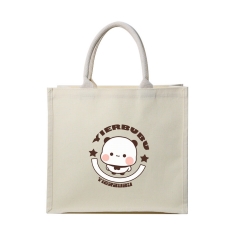 3 Styles YIERBUBU Cartoon Anime Canvas Shopping Bag