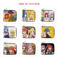 9 Styles Bocchi the Rock! Cartoon Pattern Purse Anime Short Wallet