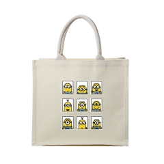 Despicable Me Cartoon Anime Canvas Shopping Bag