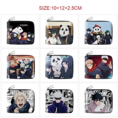 11 Styles Jujutsu Kaisen Cartoon Pattern Purse Anime Short Wallet