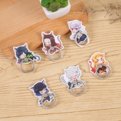 6 Styles Demon Slayer: Kimetsu no Yaiba Cartoon Anime Acrylic Phone Holder