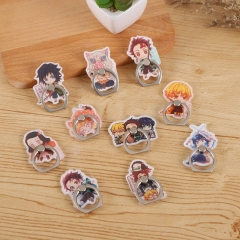 10 Styles Demon Slayer: Kimetsu no Yaiba Cartoon Anime Acrylic Phone Holder
