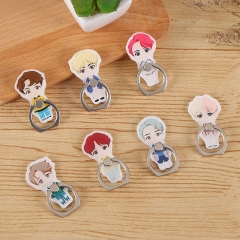 7 Styles K-POP BTS Bulletproof Boy Scouts Cartoon Anime Acrylic Phone Holder