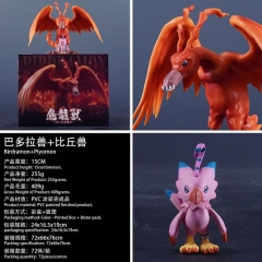 数码宝贝 巴多拉兽+比丘兽 盒装手办 高15cm 一箱72个