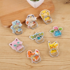 8 Styles Pokemon Cartoon Anime Acrylic Phone Holder