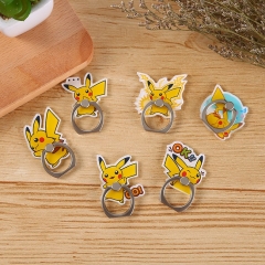 6 Styles Pokemon Pikachu Cartoon Anime Acrylic Phone Holder