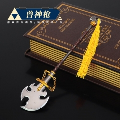 塞尔达传说周边 王国之泪 林克兽神枪全金属模型玩具道具摆件22cm