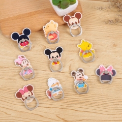 10 Styles Donald Duck Mickey Minnie Mouse Cartoon Anime Acrylic Phone Holder
