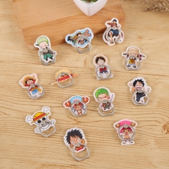 13 Styles One Piece Cartoon Anime Acrylic Phone Holder