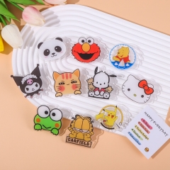 12 Styles Sanrio Kuromi My Melody Garfield Hello Kitty Cartoon Anime Acrylic Phone Holder