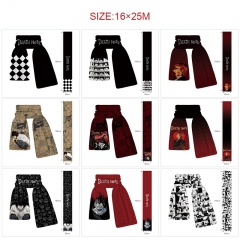 160*25CM 9 Styles Death Note Cartoon Anime Scarf