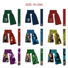 160*25CM 9 Styles Attack on Titan/Shingeki No Kyojin Cartoon Anime Scarf
