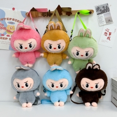 6 Styles 30*20*5CM POP MART LABUBU Anime Plush Bag for Kids