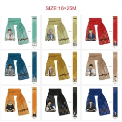 160*25CM 9 Styles Haikyuu Cartoon Anime Scarf
