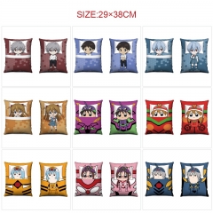 新世纪福音战士-9款  动漫方形水晶绒抱枕枕头 29*38cm