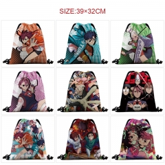 39*32cm 14 Styles DANDADAN Cartoon Anime Drawstring Bag