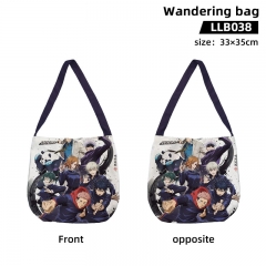 33*35cm 2 Styles Jujutsu Kaisen Cartoon Anime Wandering Bag