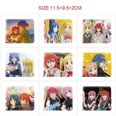 10 Styles Bocchi the Rock! Cartoon Pattern Purse Anime Short Wallet