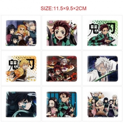 10 Styles Demon Slayer: Kimetsu no Yaiba Cartoon Pattern Purse Anime Short Wallet