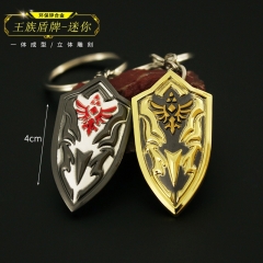 4cm塞尔达周边 王国之泪 迷你王族盾近卫盾牌武器模型玩具钥匙扣挂件