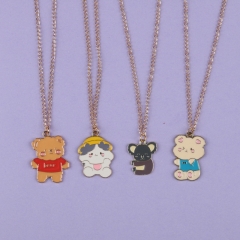 3 Styles Cute Koala Cartoon Anime Alloy Necklace